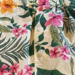 Old Navy Cotton Oxford Poplin Tropical Floral Pajamas Yell Grn SET SU 23 M TALL Photo 10
