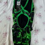 Speedo  green lightning one piece bathing suit Photo 3
