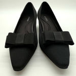 Vivaia Titli Bow Old Money Knit Timeless Comfort Office Ebony Heels NWB 9 Black Photo 2