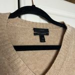 J.Crew Wool Cashmere Leather Elbow Sweater Photo 2
