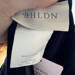 BHLDN  Leti Dress Satin Navy Blue Size 0 C9 Photo 6