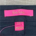 Lilly Pulitzer  South Ocean Skinny Jeans‎ Onyx 00 Ribbon Lace Leg Photo 7