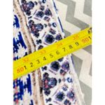 Style & Co. Beige & Blue Aztec‐Print Tassel‑Tie Tunic – Size L Photo 3