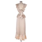 Show Me Your Mumu  Zoey Midi Dress in Champagne Luxe Satin L NWT Photo 5