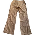 J.Crew  Khaki Utility Cargo Pants Favorite fit Tan Brown Size 2 Low Rise Flare Photo 6