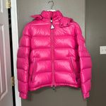 Moncler Pink Puffer Jacket Coat Photo 1
