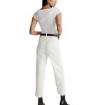 Madewell NWT  Tile White The Perfect Vintage Wide Leg Crop Jeans Size 33 Petite Photo 2
