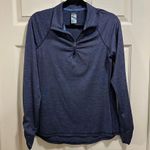 Champion  long sleeve navy blue quarter zip size medium Photo 2