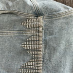 Saltwater Luxe NWT  Rhinestone Light Denim Jacket Size Medium Photo 6