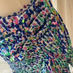 ZARA mermaid shirt sequins skirt size M ruffles and pleated details Photo 3