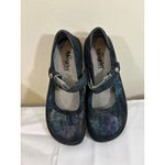 Alegria Women's  Mary Jane Shoes Black/Silver Size 37 6.5 Photo 2