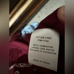 Skies Are Blue Burgundy  Blouse Size Medium Photo 8