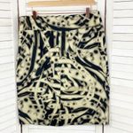 Alfani  Printed Twill Pencil Skirt‎ Black Green 12 Photo 7