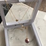 Boutique Custom Made 12mm Genuine Pearl Necklace Photo 2