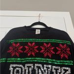 PINK - Victoria's Secret Victorias Secret PINK Holiday Christmas Colors Sequin Long Sleeve Top Photo 1
