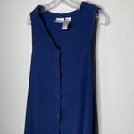 Vintage Napa Valley‎ Dress Embroidered Bottom Blue Size M Photo 5