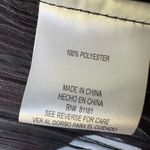 Agora Blouse Size L Black Red Floral Sheer Ruffle Button Front Crinkled Bohemian Size L Photo 4