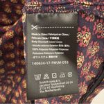 Scotch & Soda  Floral Pullover Blouse Shirt Top Medium Multicolor Black Blue Red Photo 3