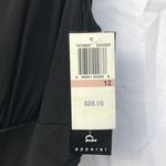 Connected Apparel NWT 12  Fit and Flare Formal Evening Sleeveless Black Dress Photo 7