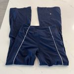 Sweaty Betty  Super Soft Picot Lace Flare Pant Navy Size‎ Medium Photo 3