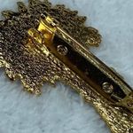 Gold Tone Sheaf of Wheat Tied Bunch Pin Brooch Jewelry Photo 7