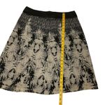 Tribal Womens Size 10 Beige Black Renaissance Printed Midi Skirt Daily Workwear Tan Photo 3