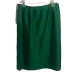 Kasper Myrtle Green Sz. 6 Petite 100% Silk Blazer W/ Matching Skirt NWT Career Photo 2