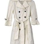 Laundry by Design  CREAM GIRLY INVESTIGATOR TRENCH COAT WMNS S HAS FLAWS Photo 0