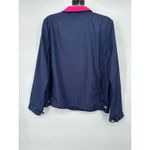 Ralph Lauren Active Womens Vintage Blue Pink Track Zip Jacket Logo Size Large Photo 3