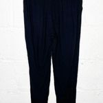 Aritzia Tna Women's Black Talula Drawstring Rayon Black Jogger Pants Size XS Photo 1