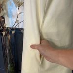 SSYS Get Ready Robe Cream Velvety w White Scallop Trim Zip Up Photo 4