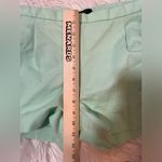 J.Crew  Pleated Short Cotton Pique Mint Green Size 8 style A1990 SP 14‎ Photo 10
