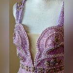 Vienna Prom | Purple Beaded Trumpet Ball Down Sz 8 Photo 3