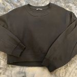 ZARA Cropped Sweatshirt Pullover Photo 0