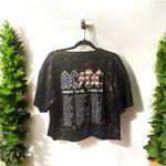 AC/DC  Graphic Cropped T shirt
Remake of 1980 US Tour Splatter Large Photo 1