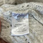 Jessica Simpson  Open Front Chunky Knit Cottage Cardigan Gray Small Casual Photo 2