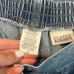 Classic Elements  Denim Button-Front Maxi Skirt Size 14 Photo 6