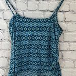 Topshop   Tank Top Blue Indie Print Women's 2 Photo 1