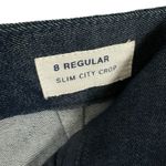 Gap  Dark Wash Mid Rise Slim City Crop Lightweight Cropped Denim Jeans Size 8 Photo 5