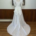 Alfred Angelo Gorgeous Vintage 1980s/90s  Allover Lace Wedding Gown! Photo 5
