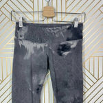 Alo Yoga Leggings Airbrush Tie Dye Abstract Print Stretch Skinny Gray Size XS Photo 2