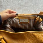 Steve Madden Light Gold Toned/ Mustard Shoulder Bag Purse Pebbled Texture Photo 4
