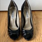 Steve Madden Black and Bronze Peep-Toe Heels Photo 1