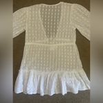 Blue Island Swimsuit coverup dress white polka dots size small Photo 5
