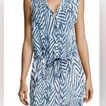 Nicole Miller ARTELIER Sailcloth Striped Self Tie Waist Mini Dress Sz 2 Photo 12