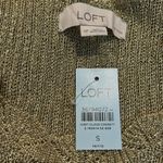 Loft gold sweater tank nwt Photo 4