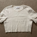 Storia White Crop Top Photo 0