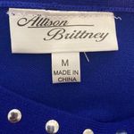 Allison Brittney Blue sweater dress size M Photo 11