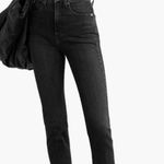 Veronica Beard  Ryleigh Slim Straight High Rise Jeans Washed Onyx Size 28 Photo 0