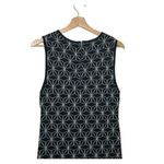 Alice + Olivia  Bently Wool Dress Women’s Medium Black White Sleeveless Knit Photo 5